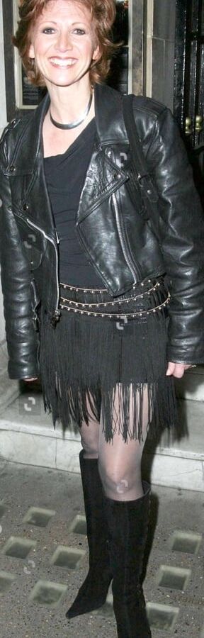 Female Celebrity Boots &amp; Leather - Bonnie Langford