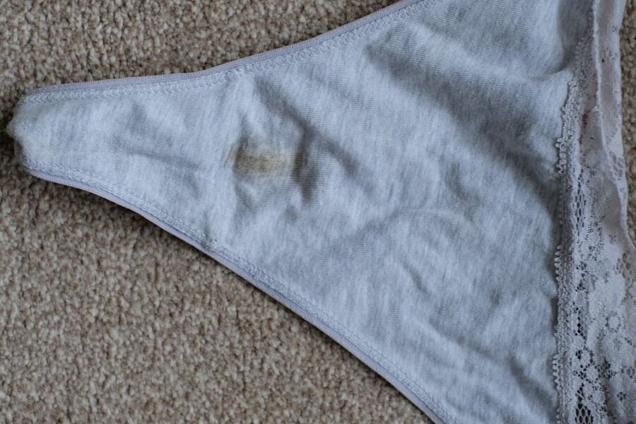 My girl panties after work