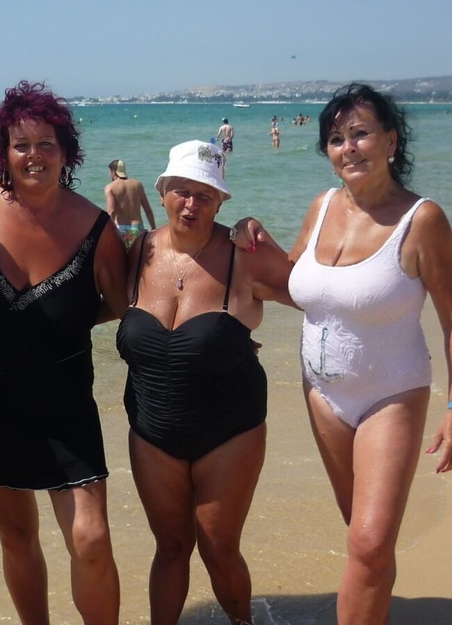 Bbw mix (Big older women in swimsuite)