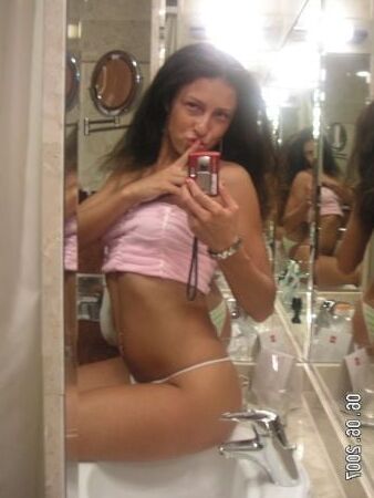 Wild curly brunette