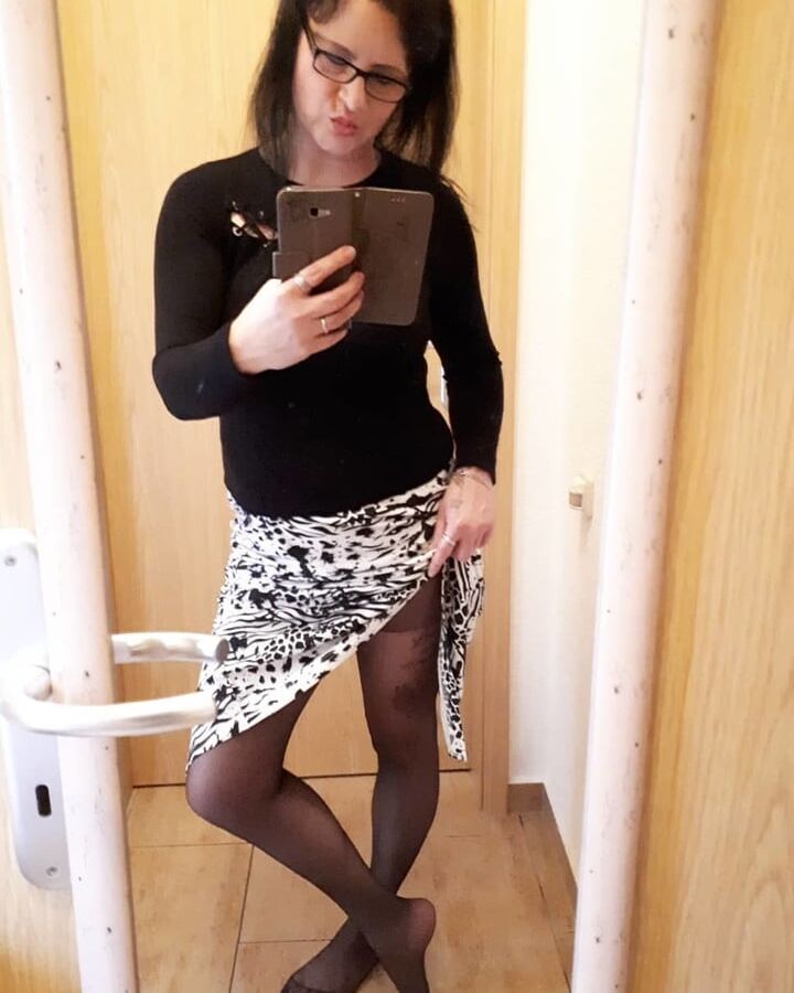 German Wife in Pantyhose