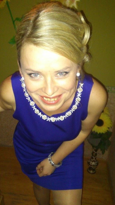 Clothed mature blonde (friend of my wife)