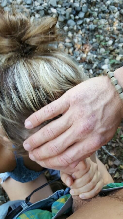 NATURE BLOWJOB FROM SLUT WIFE