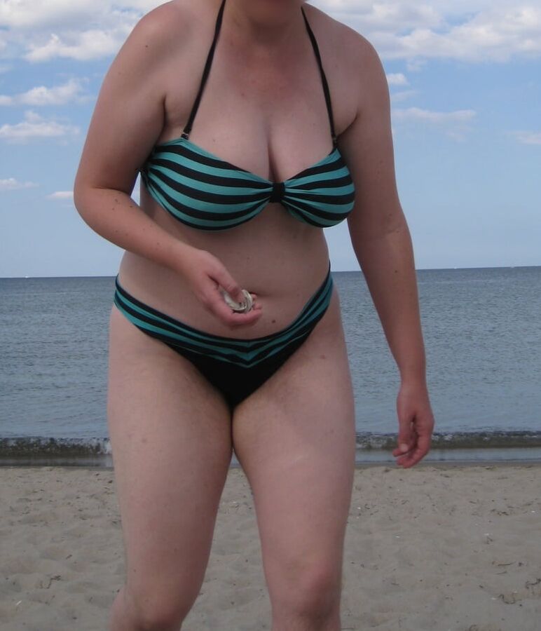 - my wife Annett - beach voyeur and home with bikini