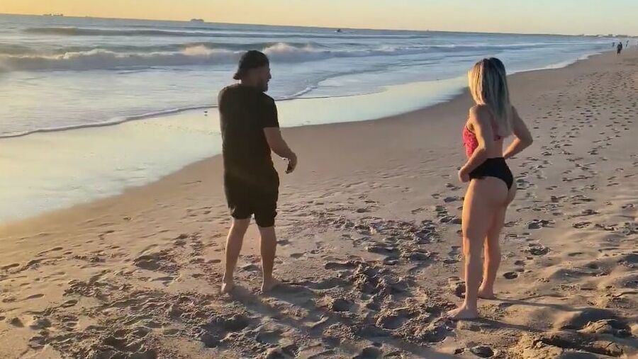 Tay Conti aka wwe nxt Taynara Conti photoshoot on the beach