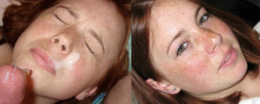 Amateur facials before and after
