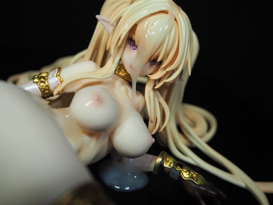 Elf figure bukkake. SoF