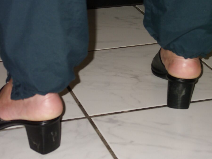 black shoes