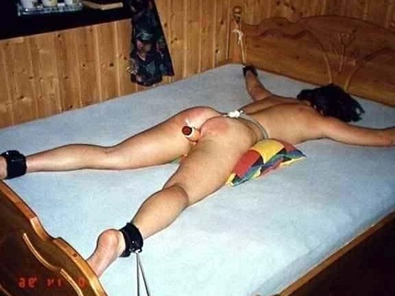 Bound and toyed wifes