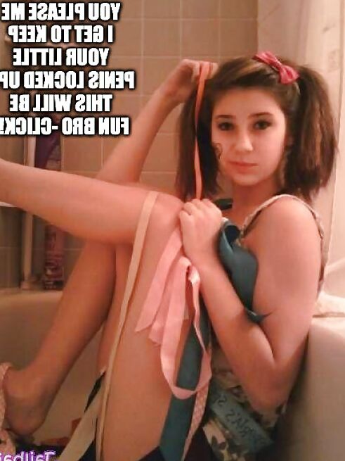 Chastity captions I made....