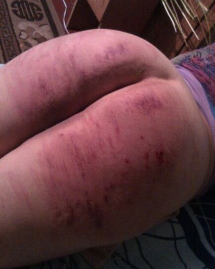 Rough Spanked Bottoms