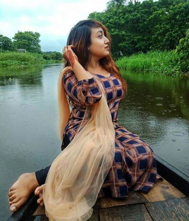 Newly married Indian desi wife with big boobs