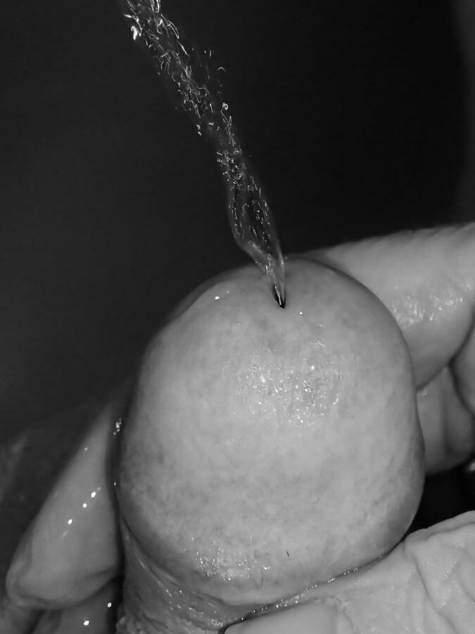 Piss in arty farty black and white