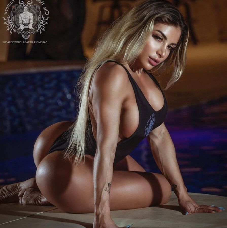 Vanessa Mejia! Gorgeous Blonde Muscular Latina!