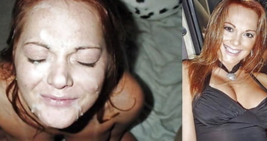 Amateur facials before and after