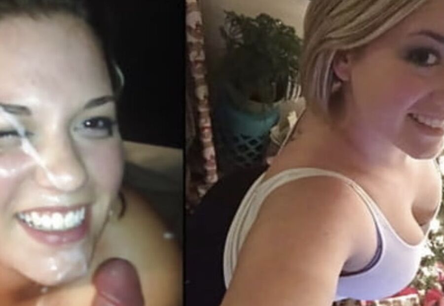 Amateur facials before and after