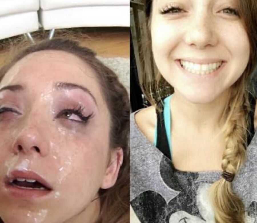 Amateur facials before and after