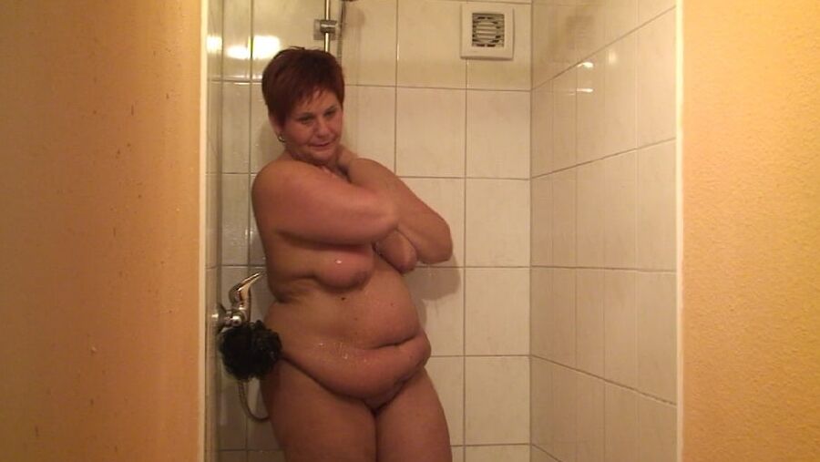 I shower in clothes and then strip
