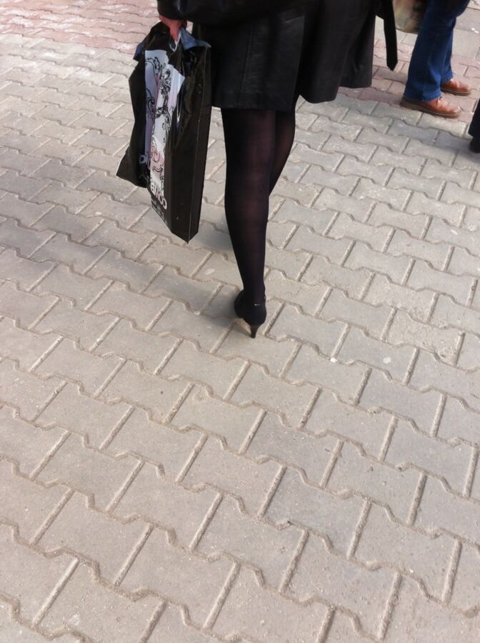 black shoes