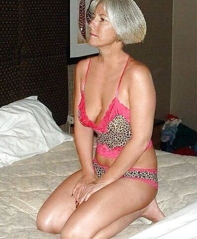 Old Young women stockings and lingerie and high heels IV