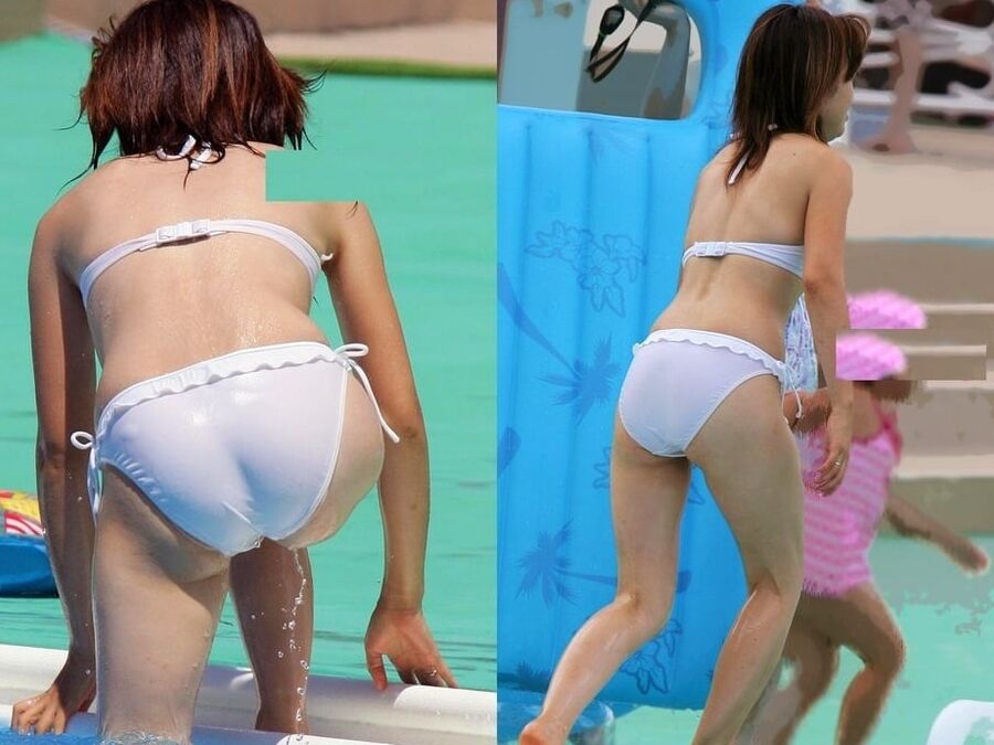 Voyeur: Eyes always on Asian ass.....