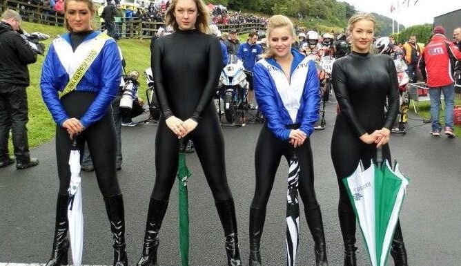 Spandex British Grid Girls