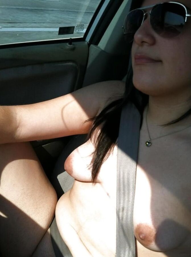 Nude In The Car