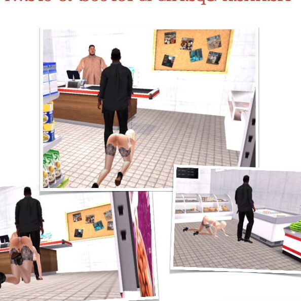 Hannah Sparks Dildoed (Orgasmic Second Life, SL Sex)