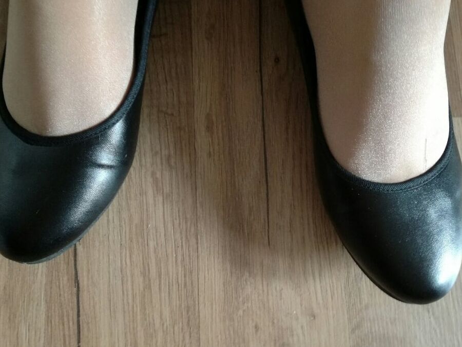 black shoes