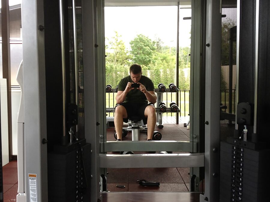 After training.