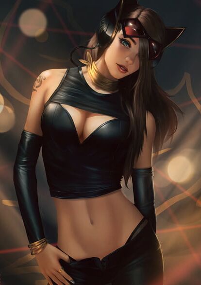 catwoman black cat