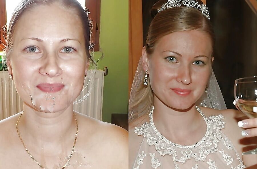 Before And After - Slutty Brides Edition