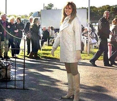 Carol Vorderman wearing Boots no.