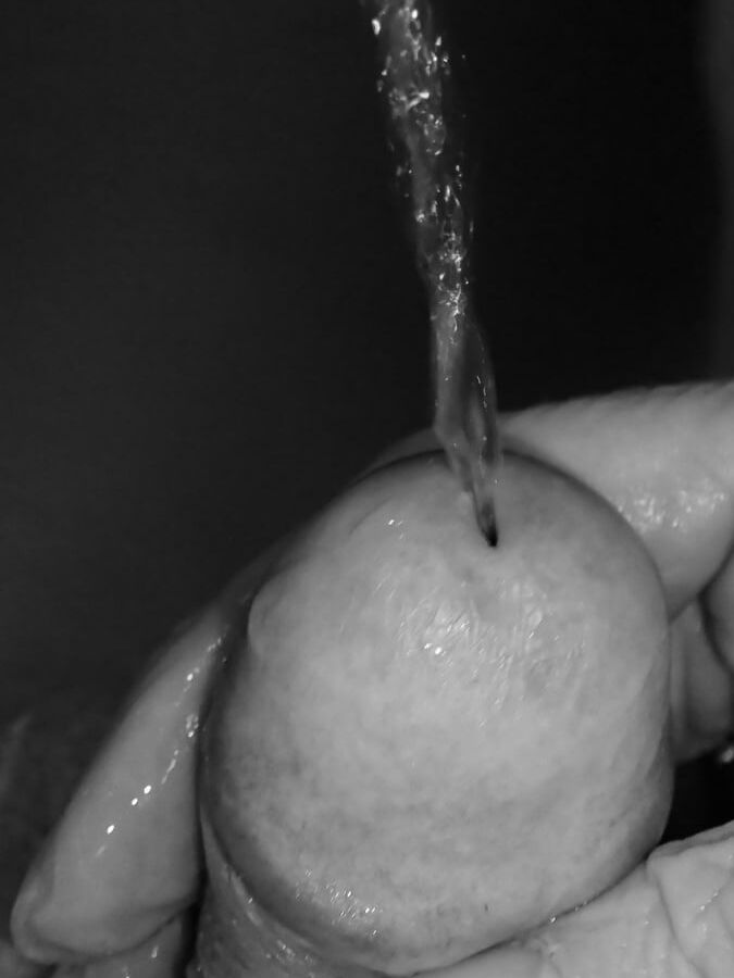 Piss in arty farty black and white