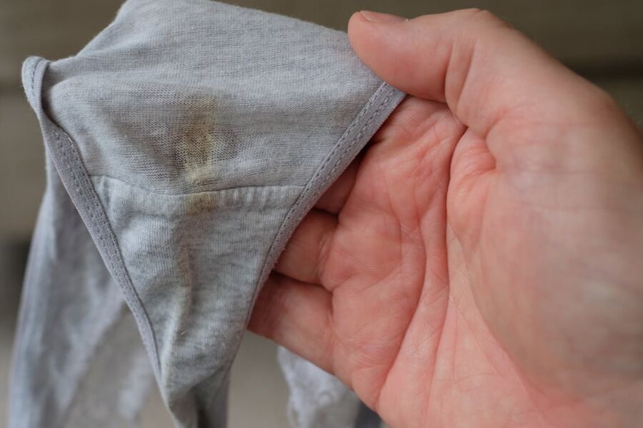 My girl panties after work