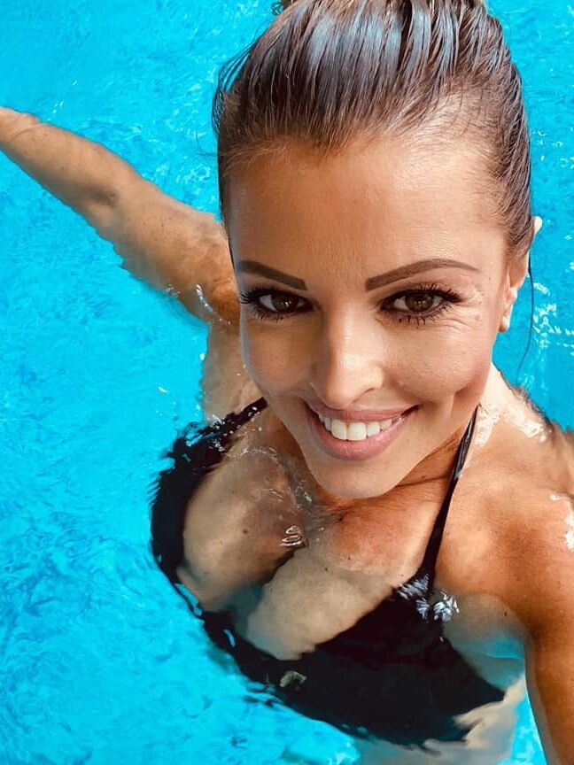 Smiling milf