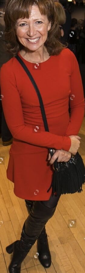 Female Celebrity Boots &amp; Leather - Bonnie Langford
