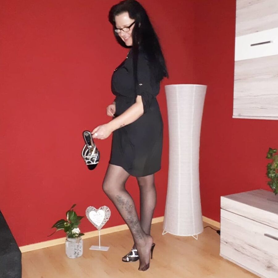 German Wife in Pantyhose