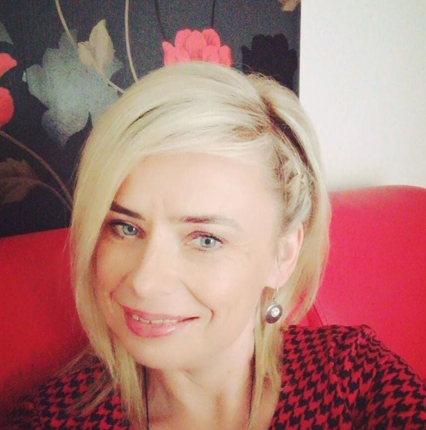 Clothed mature blonde (friend of my wife)