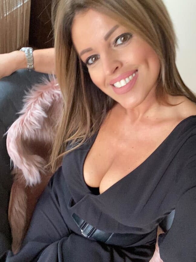 Smiling milf