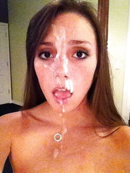 Selfie zone - Covered in cum