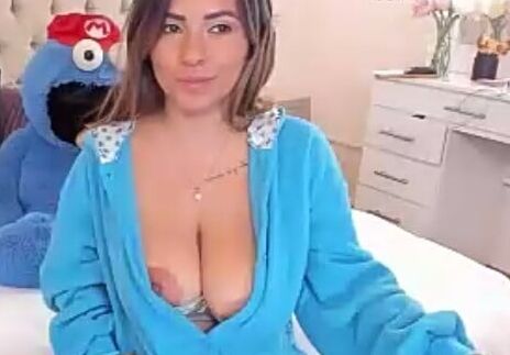 Sexy Breasts Cam Model