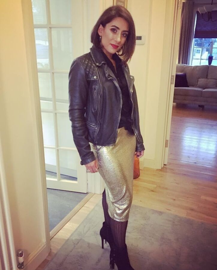 Female Celebrity Boots &amp; Leather - Shara Khan