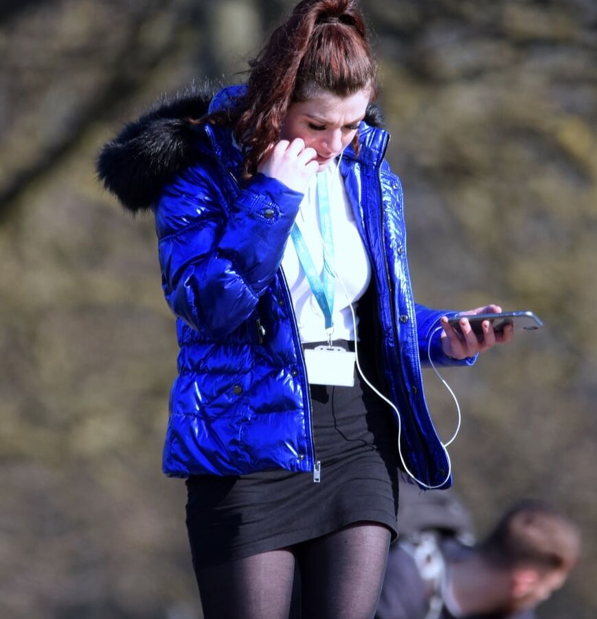 Street Pantyhose - Brit Slag in the Park