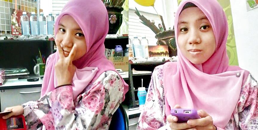 Awek Tudung Bontot Lebar