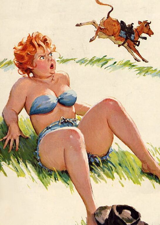 Plus-Size Pin-Up Hilda