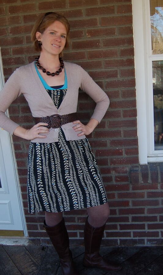 USA Fashionista Wife in Tights