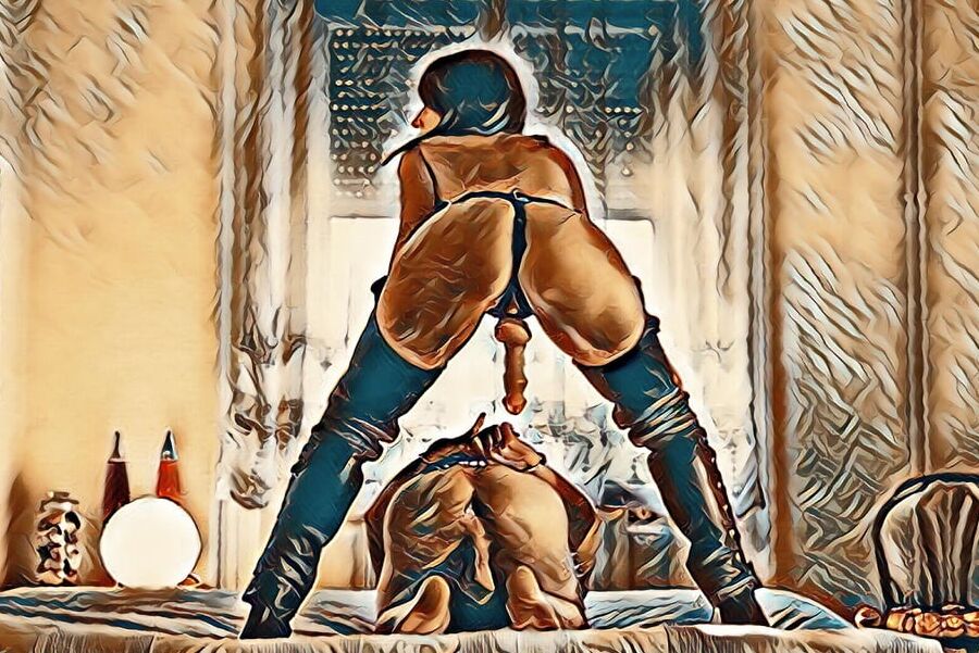 Femdom visual effect
