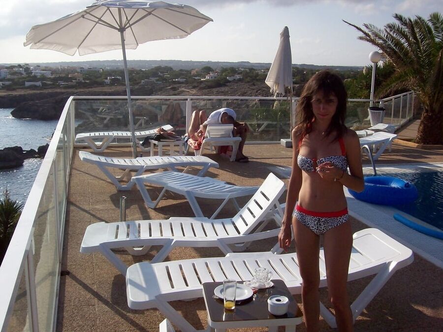 Italian Slut Webwhore Exposed Vacation Brunette Bitch Pig