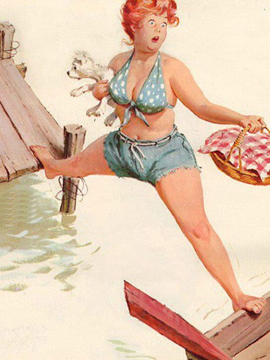 Plus-Size Pin-Up Hilda